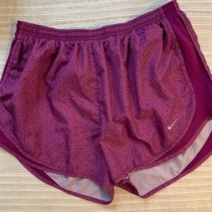Purple Nike Tempo Running Shorts
